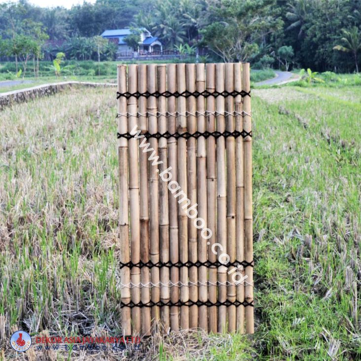 Natural Bamboo Half Raft Panel - Bamboo Panel and Bamboo Screen, Bamboo Screen, Bamboo Screens